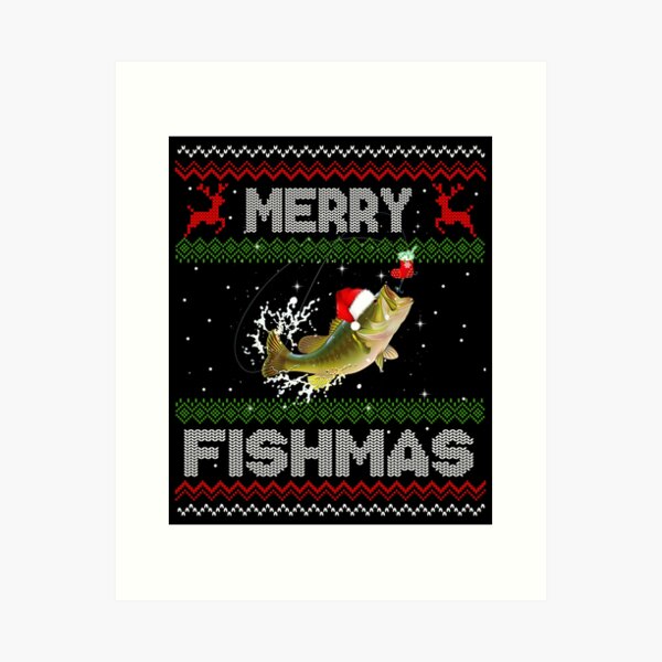 Fishing Sweater Art Prints for Sale