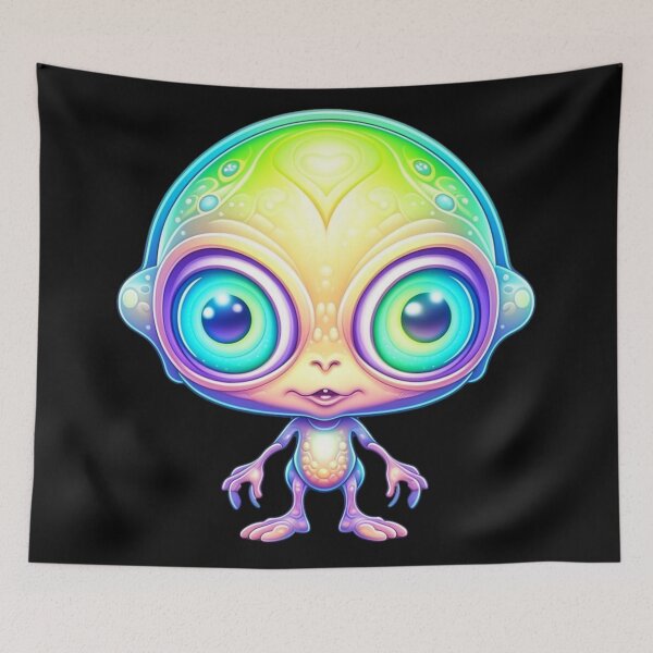 Item preview, Cute Alien Baby 1 designed and sold by Peace-Artist-24.