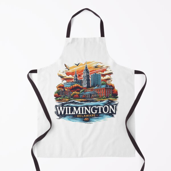 Item preview, Wilmington Delaware Watercolor Illustration designed and sold by PaintMeWorld.