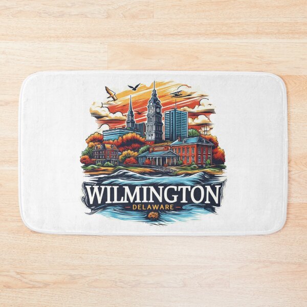 Item preview, Wilmington Delaware Watercolor Illustration designed and sold by PaintMeWorld.