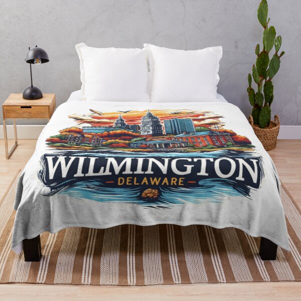 Item preview, Wilmington Delaware Watercolor Illustration designed and sold by PaintMeWorld.