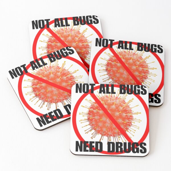 Item preview, Not all bugs need drugs - bestseller - antibiotic stewardship designed and sold by micromania99.