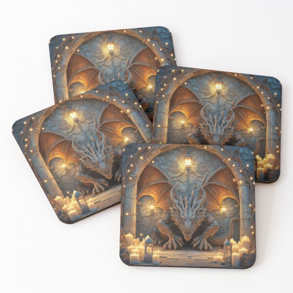Item preview, Candle Lights And Gargoyle Dragon Doorway designed and sold by DragonRealms.