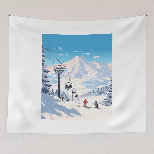 Item preview, Winter Ski Adventure in the Mountains designed and sold by Shirtastically.