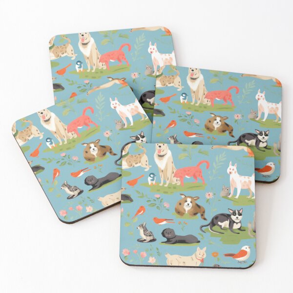 Item preview, Mixed pets pattern design degital illustration  designed and sold by PetPalsEmporium.