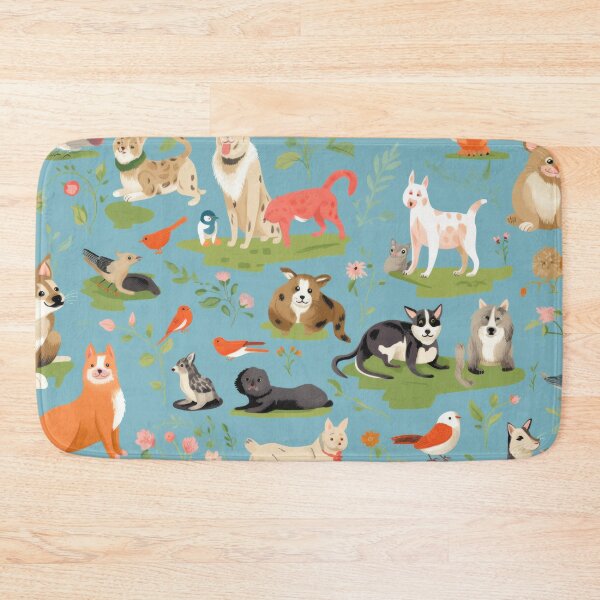 Item preview, Mixed pets pattern design degital illustration  designed and sold by PetPalsEmporium.