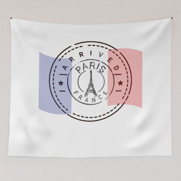 Item preview, Paris Passport Stamp designed and sold by BlesstB.