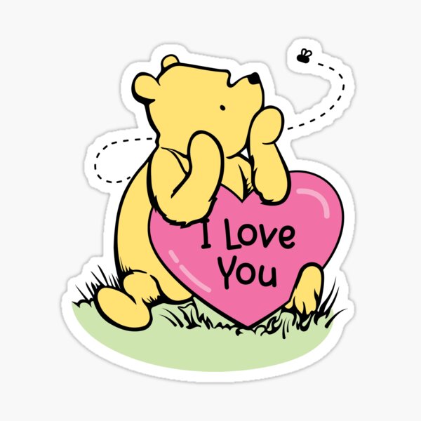 Item preview, Winnie the Pooh Sweetheart Valentine's Day Pooh designed and sold by Cristina Galerina.