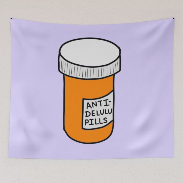 Item preview, Anti delulu pills designed and sold by vyascreations.
