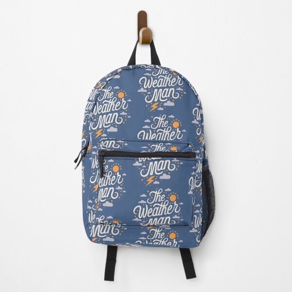 Item preview, The Weather Man Cursive Sun Clouds And Lightning Design designed and sold by SubtleSplit.