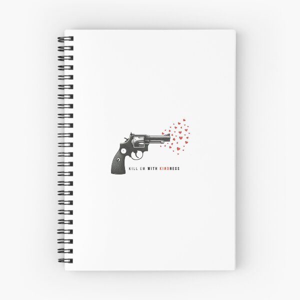 Item preview, Kill them with kindness simple line shadowed designed and sold by geekdrobe.