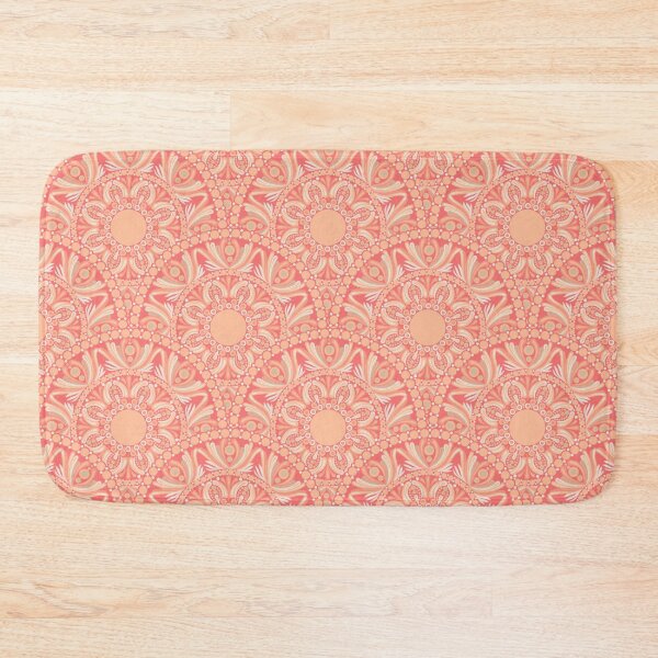 Item preview, Parfait Peach Plethora Dot Mandala Scallop designed and sold by Triplicate Limited.