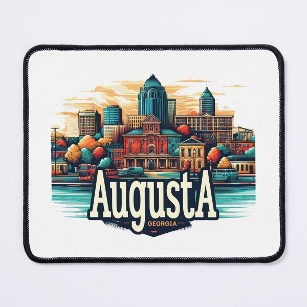 Artikelvorschau, Augusta Georgia Aquarell Illustration entworfen und verkauft von PaintMeWorld.