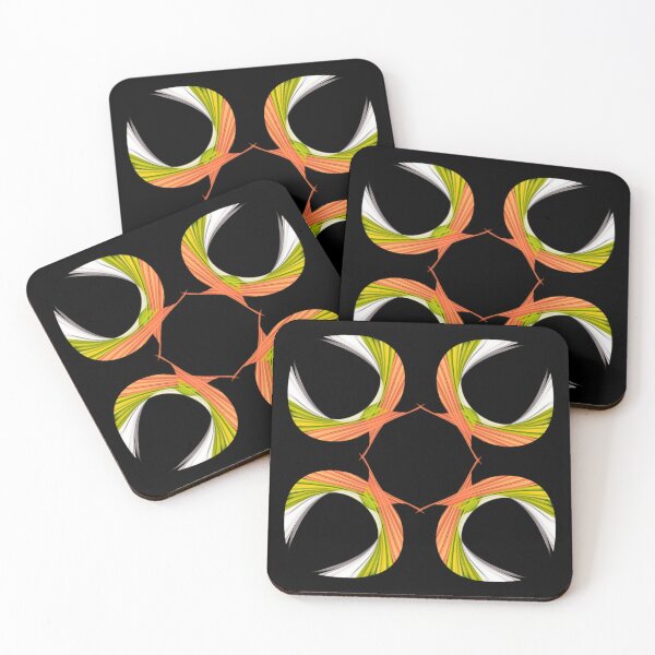 Item preview, Orange flower pattern designed and sold by Meo Design.