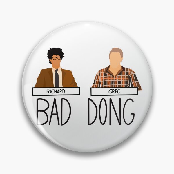 Artikelvorschau, Bad Dong, Richard Ayoade & Greg Davies entworfen und verkauft von Natalie Jane.