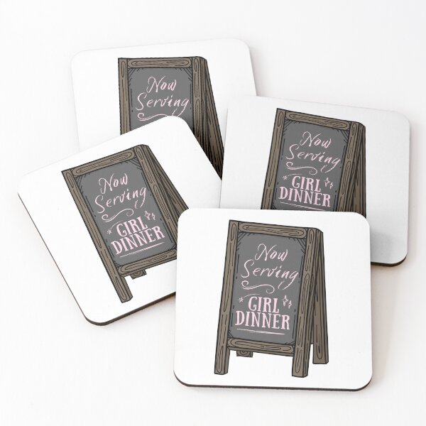Item preview, Now Serving: Girl Dinner designed and sold by Melon Designs All.