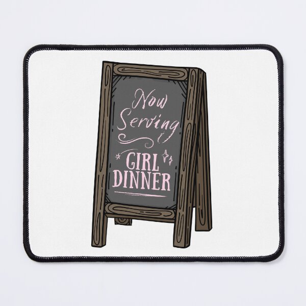 Item preview, Now Serving: Girl Dinner designed and sold by Melon Designs All.