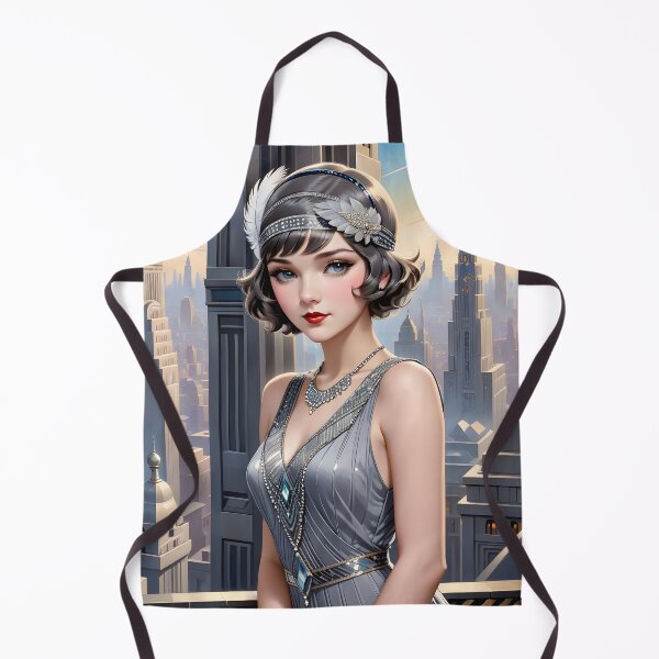 Item preview, 1920's art deco grey dress designed and sold by Metaverse8.