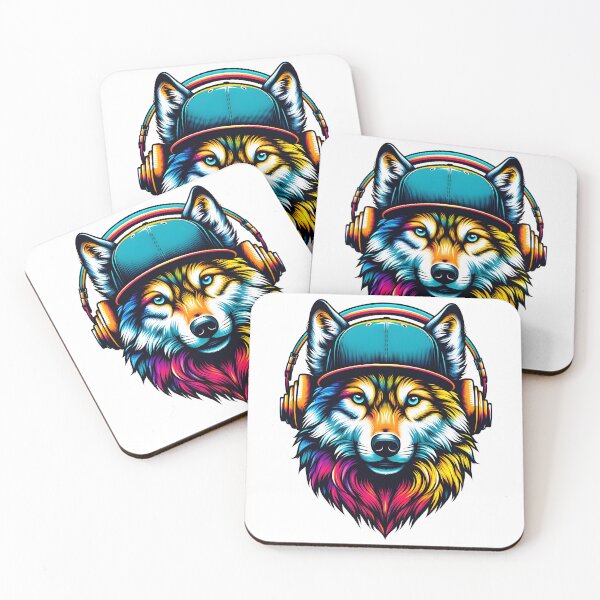 Item preview, Urban Colorful Wolf designed and sold by YANNISQ49.