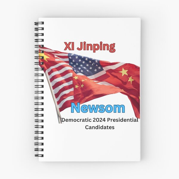 Item preview, XI Jinping and Newsom for 2024 designed and sold by Joecool68.