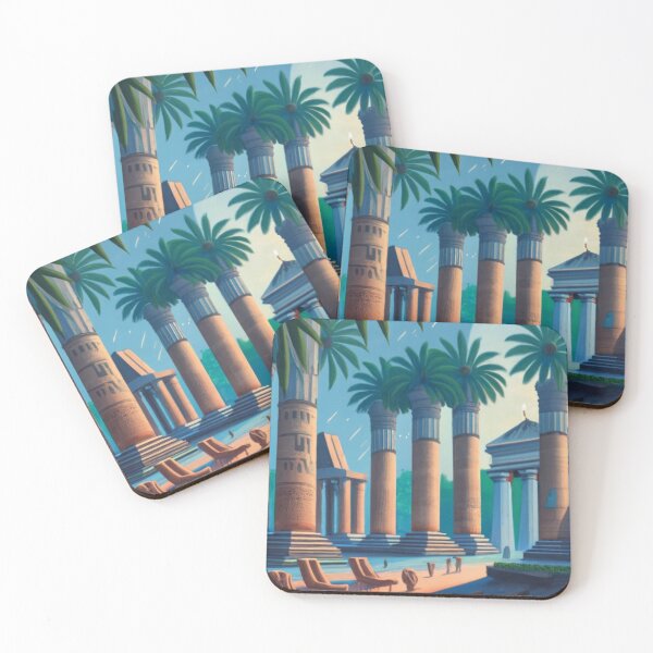 Item preview, Karnak Temple under the moon designed and sold by ArtsDestination.