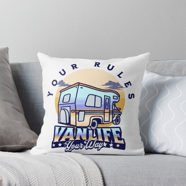 Item preview, Vanlife your rules your way, vanlife tees, campervan life, gifts for van lifers designed and sold by QuirkyTease.