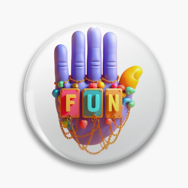Item preview, Hand with FUN Plaques designed and sold by Glariix.
