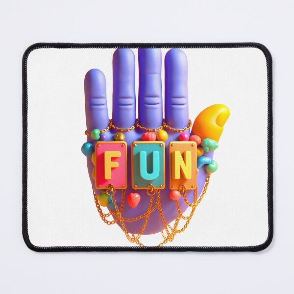 Item preview, Hand with FUN Plaques designed and sold by Glariix.