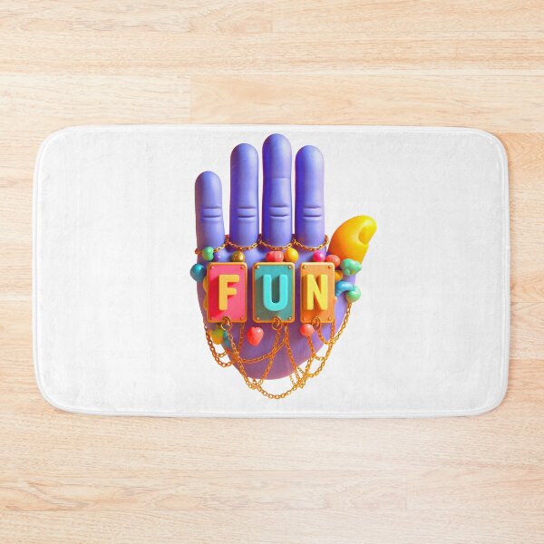 Item preview, Hand with FUN Plaques designed and sold by Glariix.