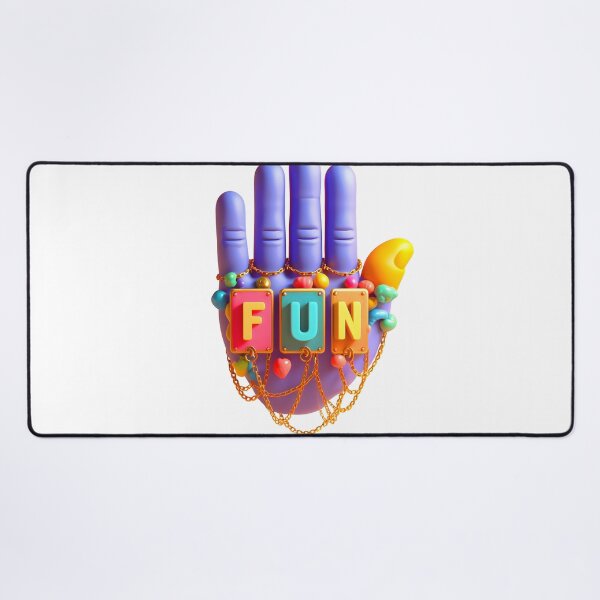 Item preview, Hand with FUN Plaques designed and sold by Glariix.