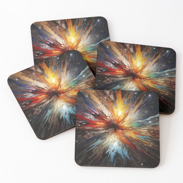Item preview, Explore "Simplistic & Minimalistic Star Collision Art" designed and sold by ArtificialGenes.