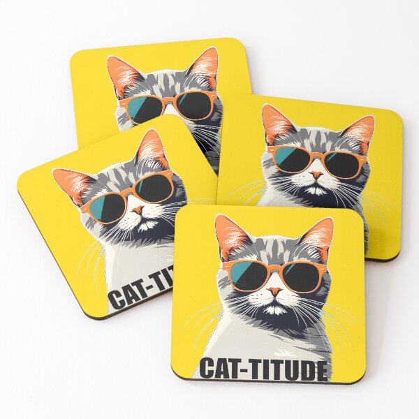 Item preview, Cattitude designed and sold by Catophile.