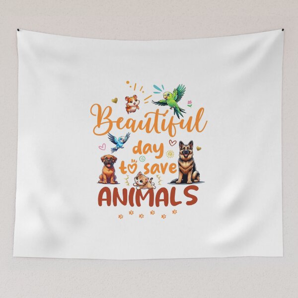 Item preview, It's A Beautiful Day To Save Animals designed and sold by 4TeeToo.