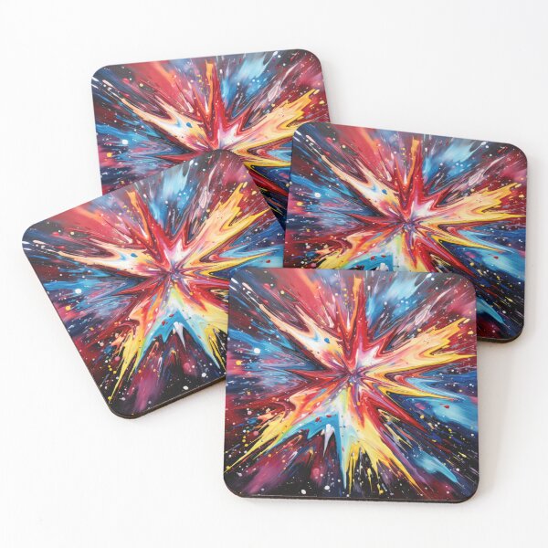 Item preview, Explore "Simplistic & Minimalistic Star Collision Art" designed and sold by ArtificialGenes.