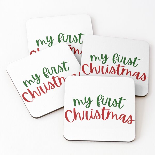 Item preview, baby's first xmas - red/green designed and sold by madebyandie.