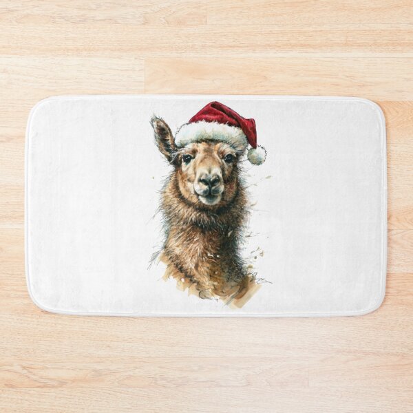 Artikelvorschau, Weihnachten mit Weihnachtslama und Alpaka! entworfen und verkauft von Blink Art Studio.