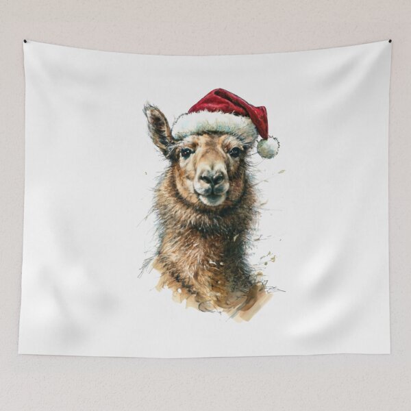 Item preview, Santa Llama and Alpaka Xmas! designed and sold by Blink Art Studio.