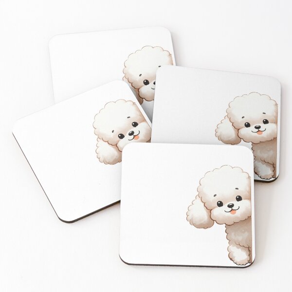 Item preview, Peeking Poodle - White designed and sold by FoxfireStardust.
