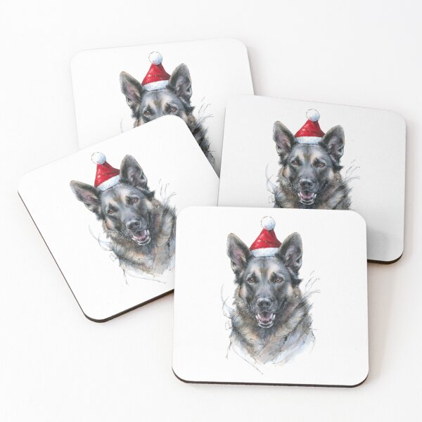 Item preview, German Shep Xmas: Hound designed and sold by Blink Art Studio.