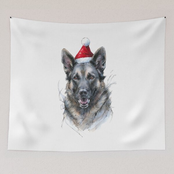 Item preview, German Shep Xmas: Hound designed and sold by Blink Art Studio.