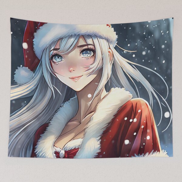 Item preview, Anime White Hair Mrs. Claus 3 designed and sold by RafikoPL.