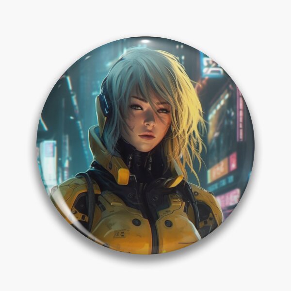 Aperçu de l'œuvre kinght femme art numérique futur détail lutte gril créée et vendue par UILOVE.