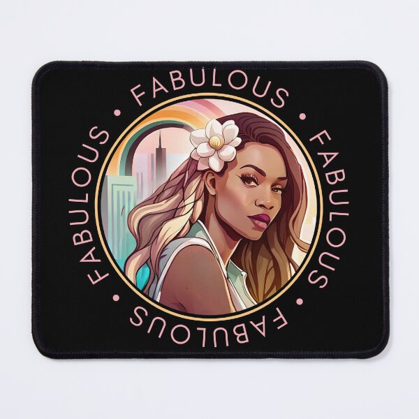 Item preview, Fabulous Woman Retro Pink Glamourous Insignia Circle Emblem designed and sold by Melan Designs.