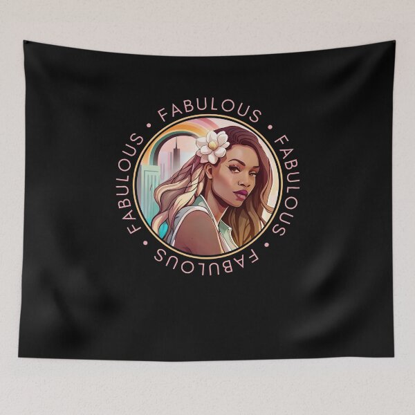 Item preview, Fabulous Woman Retro Pink Glamourous Insignia Circle Emblem designed and sold by Melan Designs.