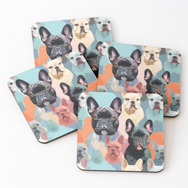 Item preview, Dogs 2 French Bulldog Frenchie 14 designed and sold by DigitalPatternx.