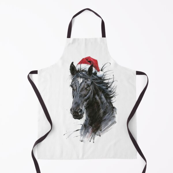 Item preview, 2023 Retro Xmas: Fluffy Horse Love designed and sold by Blink Art Studio.