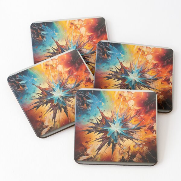 Item preview, Explore "Simplistic & Minimalistic Star Collision Art" designed and sold by ArtificialGenes.