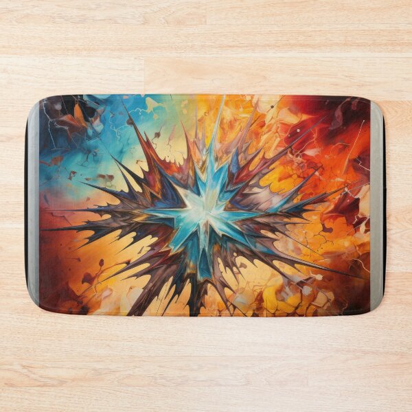 Item preview, Explore "Simplistic & Minimalistic Star Collision Art" designed and sold by ArtificialGenes.