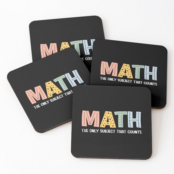 Item preview, Funny Math- Math the Only Subject that Counts-Math Teacher Gift designed and sold by belladesign7.