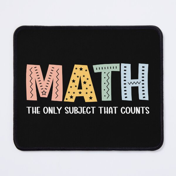 Item preview, Funny Math- Math the Only Subject that Counts-Math Teacher Gift designed and sold by belladesign7.
